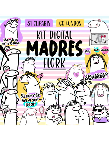 PACK DE CLIPARTS Y FONDOS DE FLORK... PACK DE CLIPARTS Y FONDOS DE FLORK...