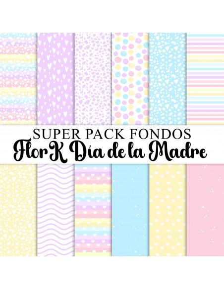 PACK DE CLIPARTS Y FONDOS DE FLORK DIA DE LA MADRE