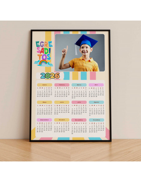 PLANTILLAS CALENDARIO 2026 PARA FOTO EGRESADITOS