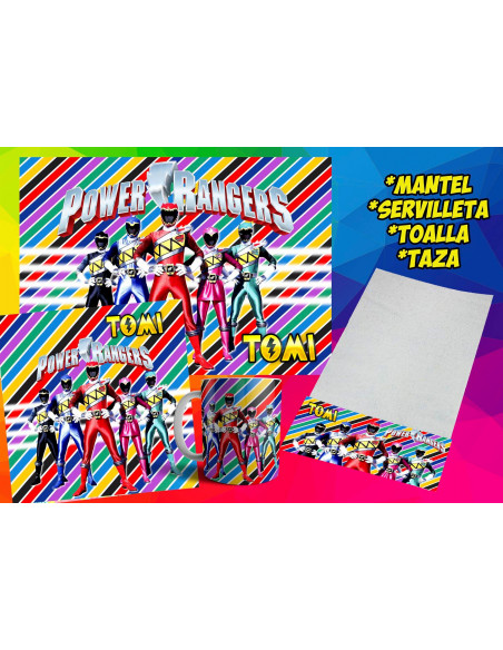 Pack Jardin - Power Ranger