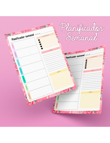 PLANTILLAS PLANIFICADOR SEMANAL PACK1