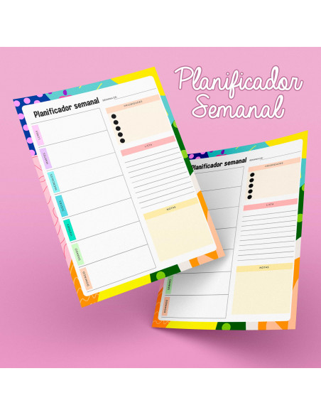 PLANTILLAS PLANIFICADOR SEMANAL PACK1