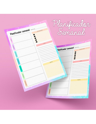 PLANTILLAS PLANIFICADOR SEMANAL PACK1