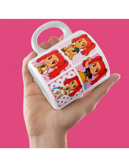 PLANTILLAS TAZAS GUERRERAS K POP DEMON HUNTERS PACK 2