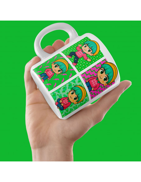 PLANTILLAS TAZAS GUERRERAS K POP DEMON HUNTERS PACK 2