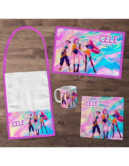 Pack Jardin - SET DE GUERRERAS K POP DEMON HUNTER pack 2