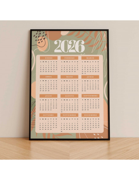 PLANTILLAS CALENDARIO 2026 A4