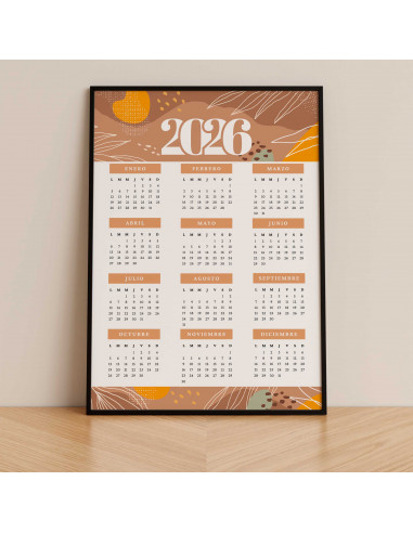PLANTILLAS CALENDARIO 2026 A4