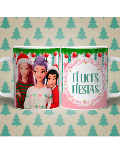 PLANTILLAS TAZAS NAVIDAD GUERRERAS K...