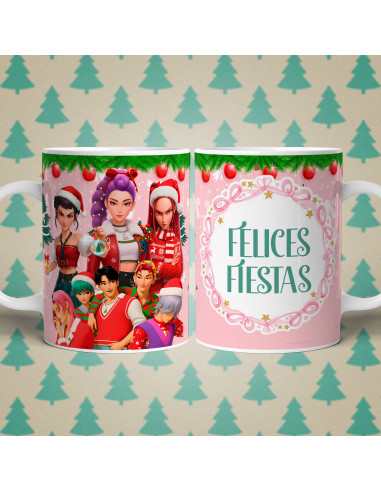 PLANTILLAS TAZAS NAVIDAD GUERRERAS K...