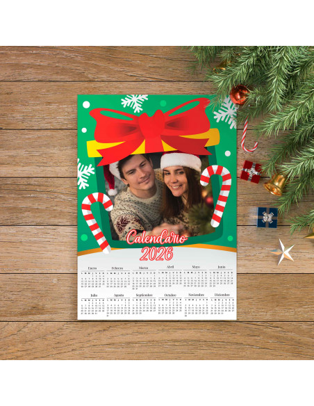 PLANTILLAS CALENDARIO 2026 PARA FOTO NAVIDAD pack 2