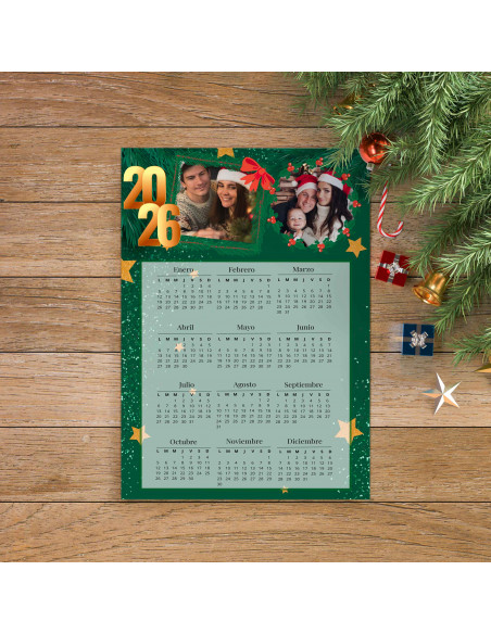 PLANTILLAS CALENDARIO 2026 PARA FOTO NAVIDAD pack 3