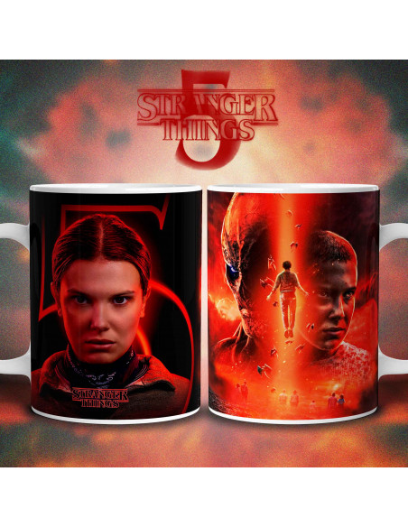 PLANTILLAS TAZAS STRANGER THINGS 5