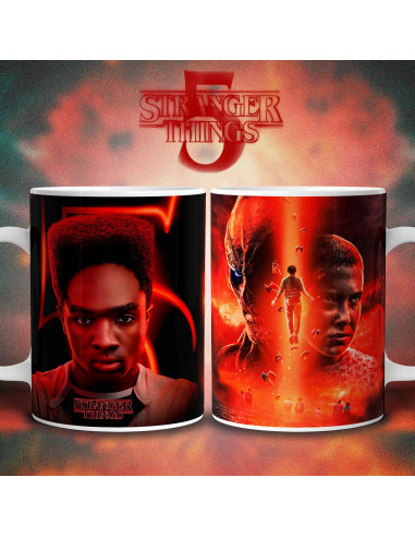 PLANTILLAS TAZAS STRANGER THINGS 5