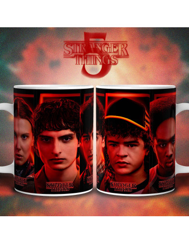 PLANTILLAS TAZAS STRANGER THINGS 5