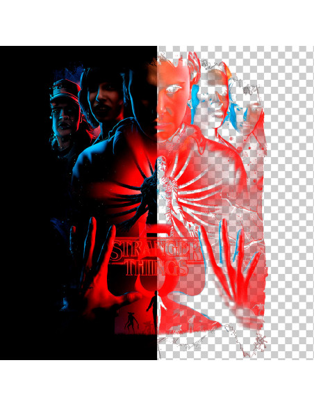 PLANTILLAS REMERAS  STRANGER THINGS 5 PACK 1