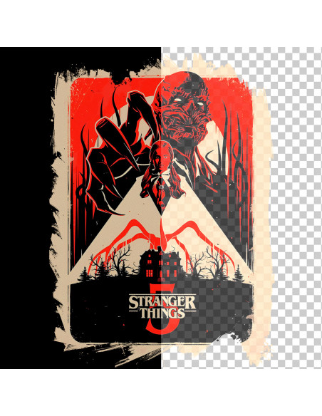 PLANTILLAS REMERAS  STRANGER THINGS 5 PACK 1
