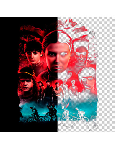 PLANTILLAS REMERAS  STRANGER THINGS 5...