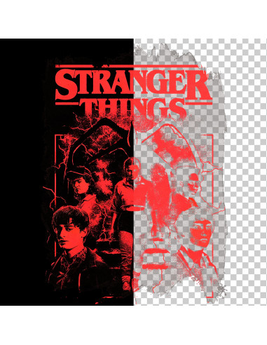 PLANTILLAS REMERAS  STRANGER THINGS 5...
