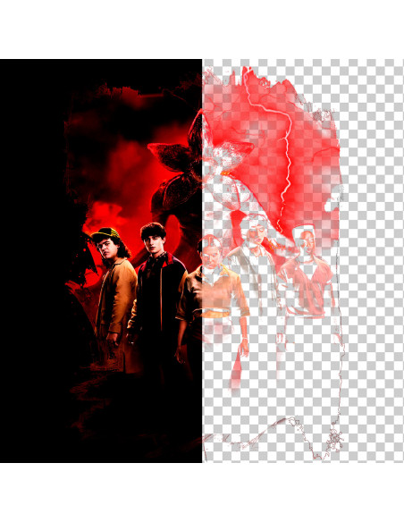 PLANTILLAS REMERAS  STRANGER THINGS 5 PACK 2