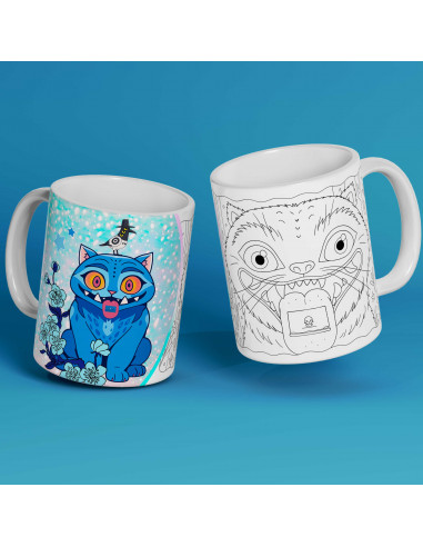 PLANTILLAS TAZAS GUERRERAS K POP...