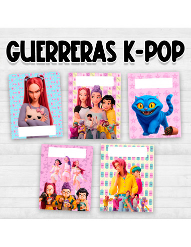 CARATULAS GUERRERAS K POP DEMON HUNTERS