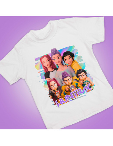 PLANTILLAS REMERAS GUERRERAS K POP DEMON HUNTERS PACK 3