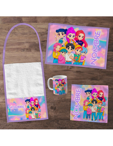 Pack Jardin - SET DE GUERRERAS K POP DEMON HUNTER pack 5