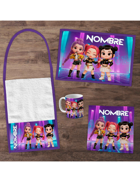 Pack Jardin - SET DE GUERRERAS K POP DEMON HUNTER pack 6