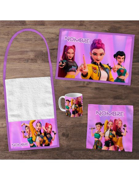 Pack Jardin - SET DE GUERRERAS K POP DEMON HUNTER pack 7