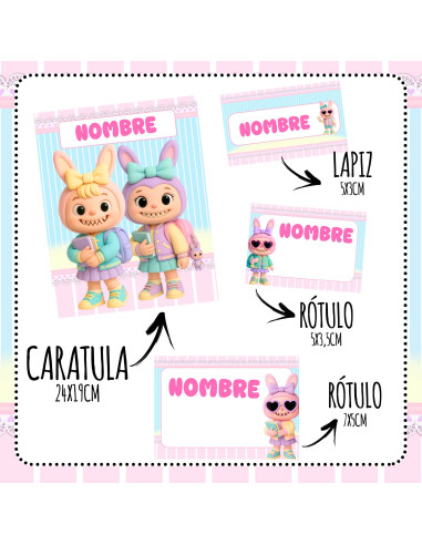 ETIQUETAS ESCOLARES 2026 pack 1