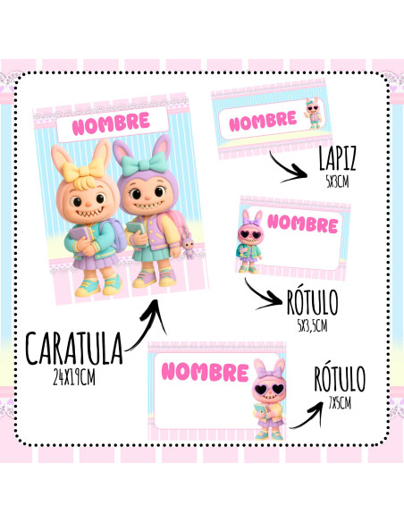 ETIQUETAS ESCOLARES 2026 pack 1