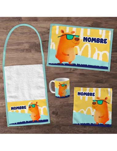 Pack Jardin - SET DE JARDIN CAPYBARA CARPINCHO LENTES