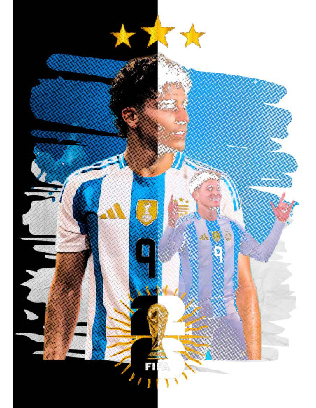 PLANTILLAS REMERAS ARGENTINA MUNDIAL 2026