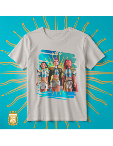 PLANTILLAS REMERAS GUERRERAS K POP DEMON HUNTERS ARGENTINA