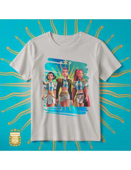 PLANTILLAS REMERAS GUERRERAS K POP DEMON HUNTERS ARGENTINA