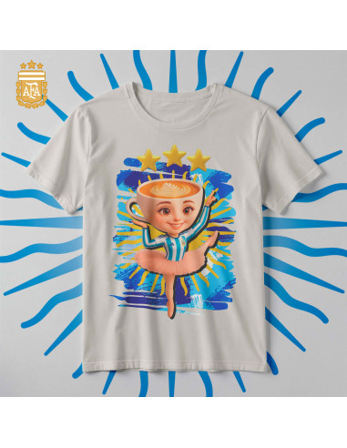 PLANTILLAS REMERAS INFANTILES ARGENTINA PACK 1