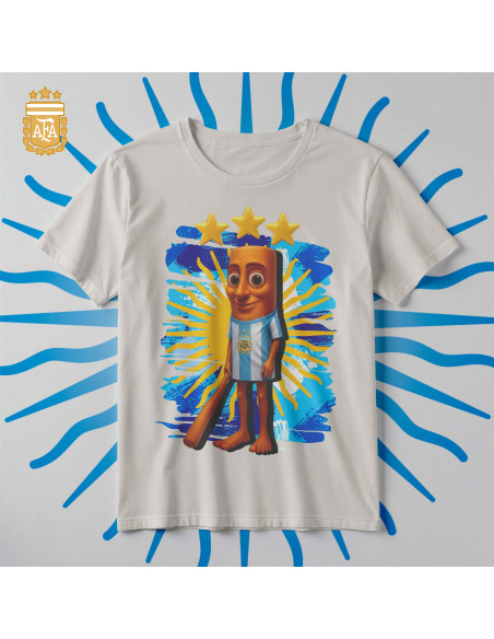 PLANTILLAS REMERAS INFANTILES ARGENTINA PACK 1