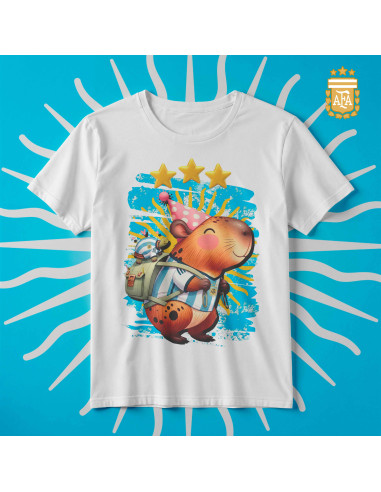 PLANTILLAS REMERAS INFANTILES ARGENTINA PACK 2