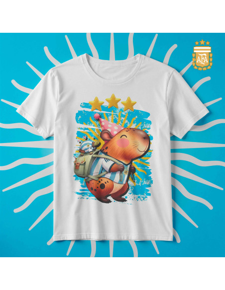 PLANTILLAS REMERAS INFANTILES ARGENTINA PACK 2