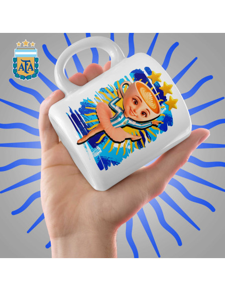 PLANTILLAS TAZAS INFANTILES ARGENTINA PACK 1