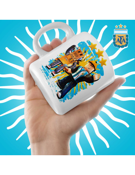 PLANTILLAS TAZAS INFANTILES ARGENTINA PACK 2