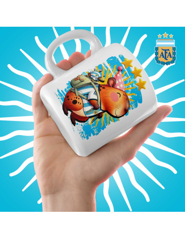 PLANTILLAS TAZAS INFANTILES ARGENTINA PACK 2