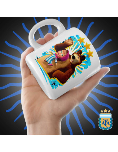 PLANTILLAS TAZAS INFANTILES ARGENTINA PACK 3