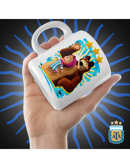 PLANTILLAS TAZAS INFANTILES ARGENTINA PACK 3