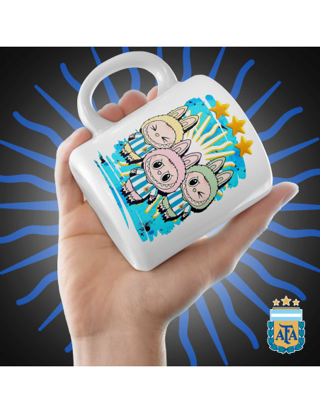 PLANTILLAS TAZAS INFANTILES ARGENTINA PACK 3