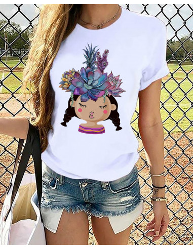 REMERAS CACTUS FLORES REMERAS CACTUS FLORES