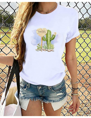 REMERAS CACTUS FLORES REMERAS CACTUS FLORES