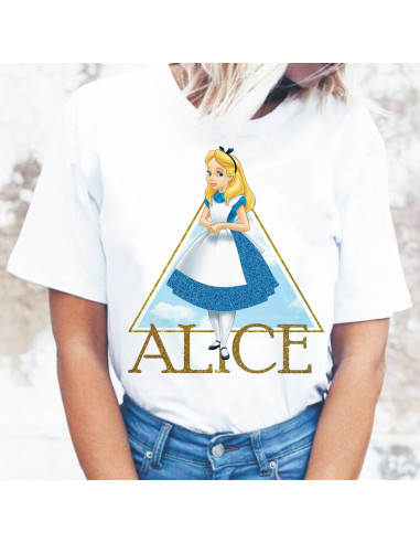 REMERA DIBUJOS GLITTER