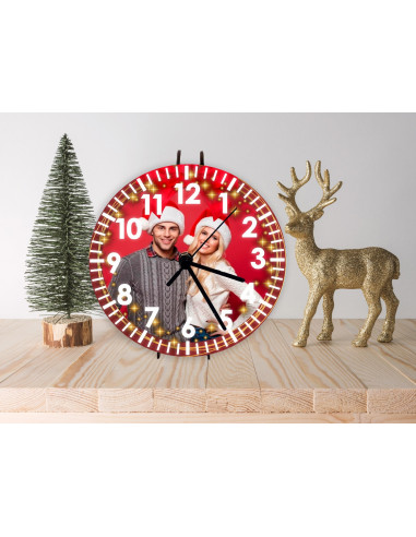 RELOJ FOTO NAVIDAD